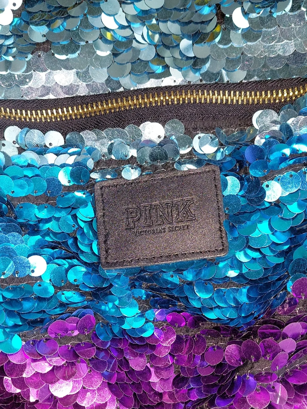 Victoria’s Secret PINK Rainbow Sequin Backpack